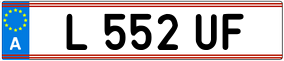 Truck License Plate
